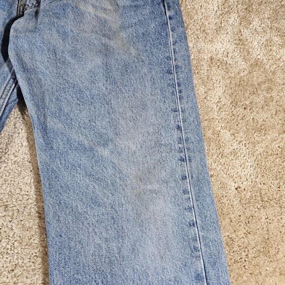 Levi's 505 Mens 36x30 Blue Light Wash Regular Fit Straight Leg Modern Washed Out - Picture 3 of 7